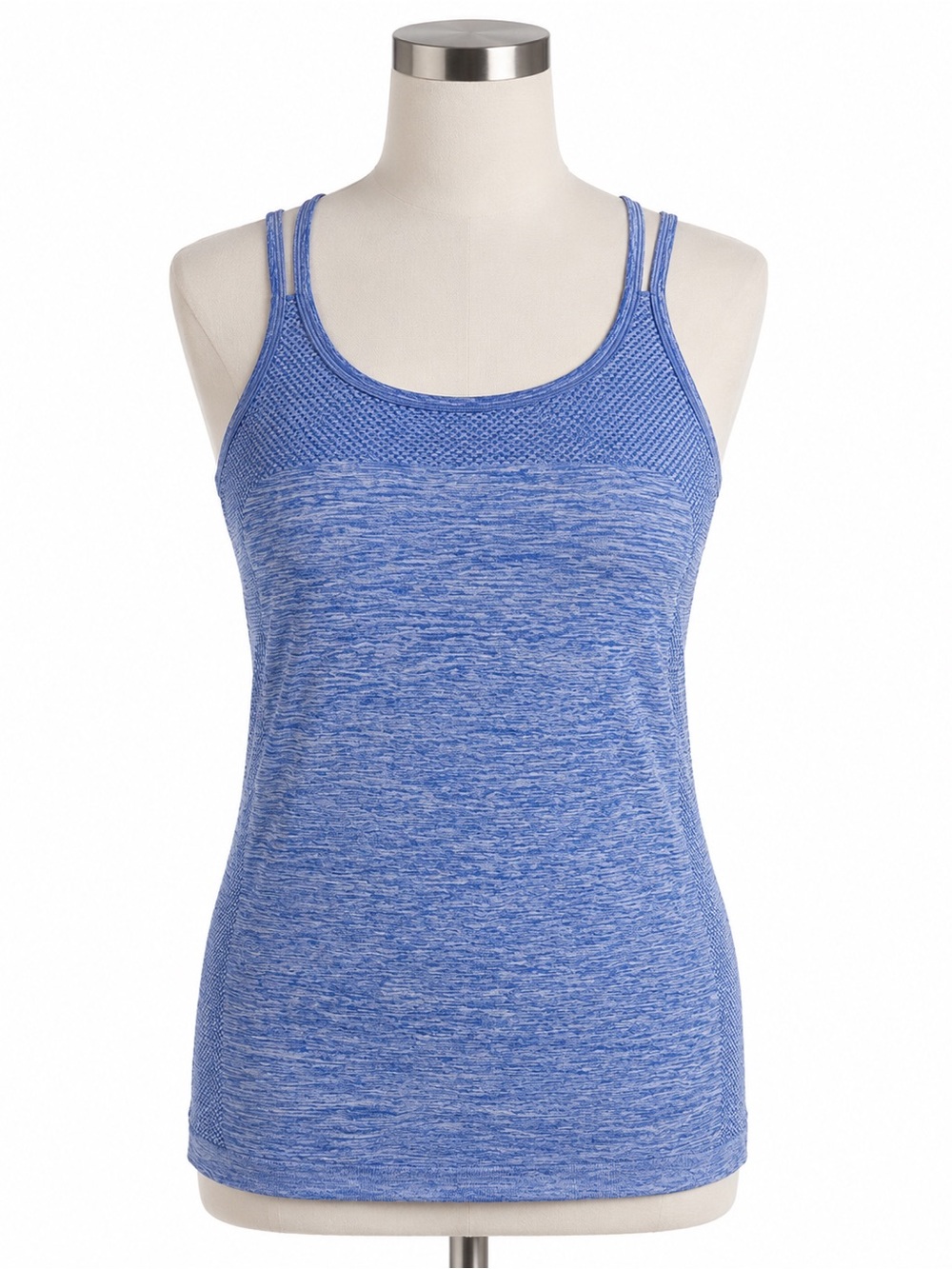 Danskin Now Blue Seamless Workout Tank Top | Size XS | Athletic Activewear